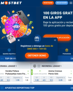 Bono de bienvenida en Mostbet Argentina