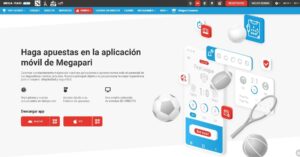 Aplicación móvil Megapari
